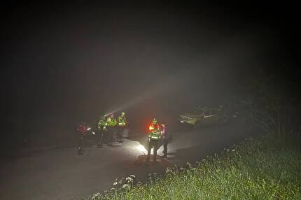 Soccorso Alpino e Speleologico  - Addestramento del Soccorso Alpino a Claut (FVG) con droni e AI