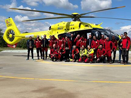 Soccorso Alpino e Speleologico  - Addestramento del Soccorso Alpino a Claut (FVG) con droni e AI