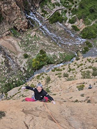 Taghia, Morocco, Jebel Oujdad, Ion Gurutz Lazkoz, Iker Pou - The first ascent of 'Euskal Dantza' on the south face of Jebel Oujdad at Taghia in Morocco (Ion Gurutz Lazkoz, Iker Pou 04/2025)