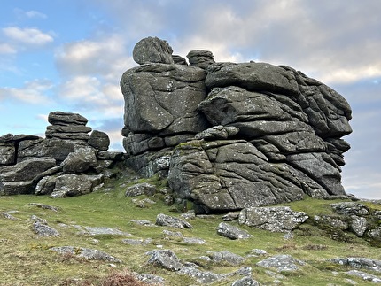 Dartmoor, Devon, Inghilterra - Dartmoor nel sudovest dell'Inghilterra.
