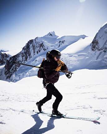 Elise Poncet - Elise Poncet on 16 May 2025 setting the Fastest Known Time on Mont Blanc on skis: 6 hours, 54 minutes, and 41 seconds from the church in Chamonix to the 4807m summit and back again
