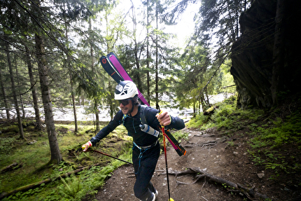 Benjamin Védrines - Benjamin Védrines setting the Fastest Known Time on Mont Blanc on skis: 4 hours, 54 minutes, and 41 seconds from the church in Chamonix to the 4807m summit and back again