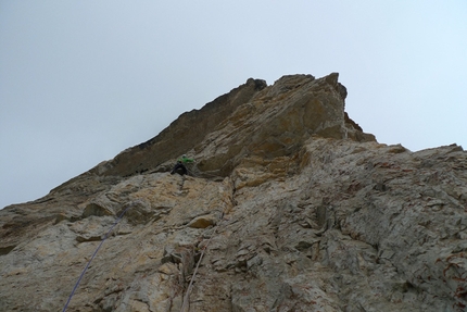 Luka Krajnc & Luka Lindič - Forest Gump (VIII+, 600m), parete nord Rocchetta Alta, Bosconero, Dolomiti.