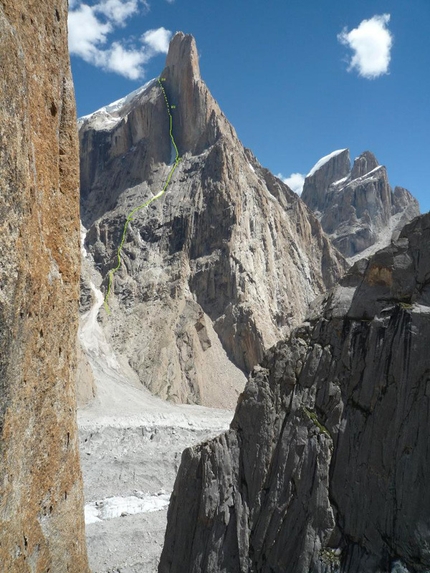 Out of Reality, Kopold and Sabovcik new route attempt on Great Trango Towe