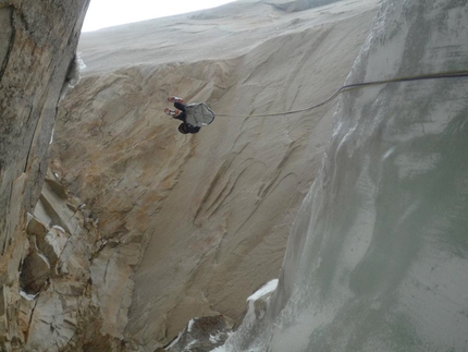Out of reality, Great Trango Tower - New route attempt by Dodo Kopold and Michal Sabovcik. The Illuminati pitch.
