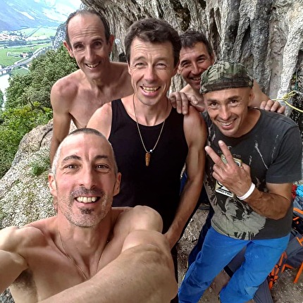 Cristian Brenna - Luca Zardini, Rolando Larcher, Luca Giupponi, Cristian Brenna and Marzio Nardi