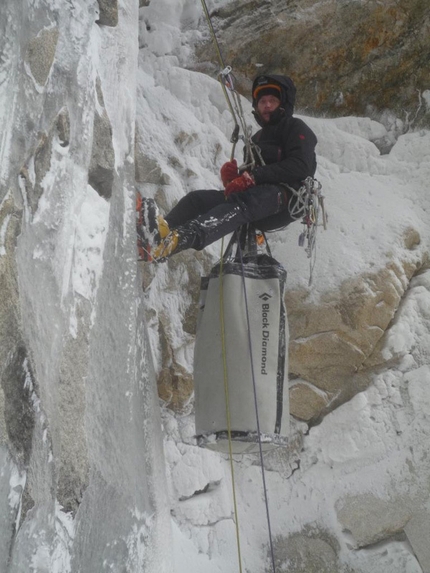 Out of reality, Great Trango Tower - New route attempt by Dodo Kopold and Michal Sabovcik. Ice arena.