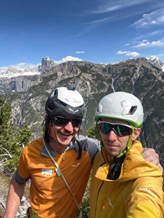 Col di Specie, Val di Landro, Dolomiti, Simon Gietl, Jakob Steinkasserer - L'apertura di 'Fomo' alla Hintere Geierwand / Col di Specie in Val di Landro, Dolomiti (Simon Gietl, Jakob Steinkasserer 05/2025)