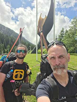 Crossalps - La traversata delle Alpi - Crossalps - La traversata delle Alpi: la salita del Monte Bianco di Matteo Bergamo e Simone Dotti