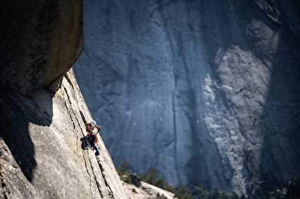 Yosemite Triple Crown, Laura Pineau, Kate Kelleghan - Laura Pineau making the first all-female Triple Crown in Yosemite on 08/06/2025