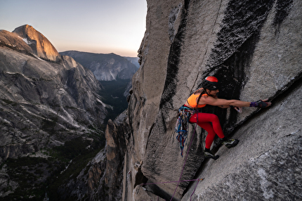Yosemite Triple Crown, Laura Pineau, Kate Kelleghan - Kate Kelleghan making the first all-female Triple Crown in Yosemite on 08/06/2025