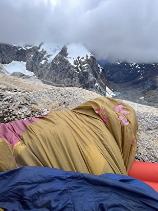 Turbio Valley, Patagonia, Flavie Cardinal, Jasper Pankratz - The first ascent of 'Todo lo que se Comparte', Pirita Central, Turbio valley, Patagonia (Flavie Cardinal, Jasper Pankratz 01/2025)