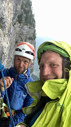 Sasso Bianco, Dolomiti, Daniele Geremia, Nicolò Geremia - L'apertura di 'Bike on the Rock' al Sasso Bianco, Dolomiti (Daniele Geremia, Nicolò Geremia)