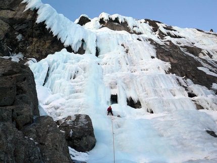 Oberinntal e Kaunertal, condizioni cascate di ghiaccio in Austria