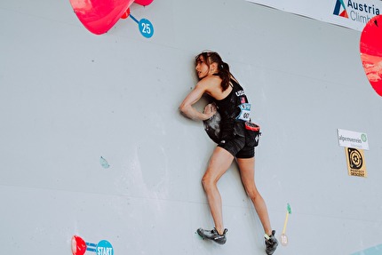 Boulder World Cup 2025 - Annie Sanders, Boulder World Cup 2025 Innsbruck