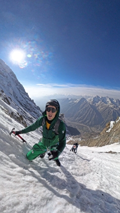 Nanga Parbat, David Göttler, Tiphaine Duperier, Boris Langenstein - David Göttler, Tiphaine Duperier and Boris Langenstein climbing Nanga Parbat, June 2025