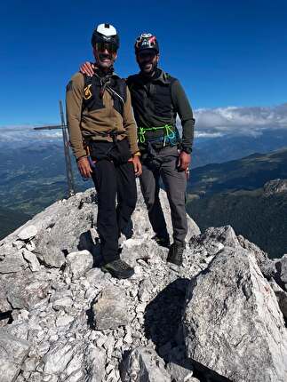 Le 86 cime oltre i 3000 metri delle Dolomiti, Luca Fois, Giuseppe Obinu - 86 Dolomites day 1: Sass Rigais, Grande Furchetta, Piccola Furchetta