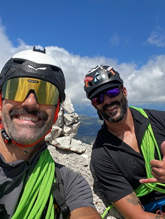 Le 86 cime oltre i 3000 metri delle Dolomiti, Luca Fois, Giuseppe Obinu - 86 Dolomites day 1: Sass Rigais, Grande Furchetta, Piccola Furchetta