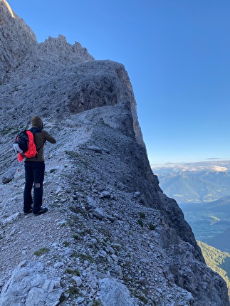 Le 86 cime oltre i 3000 metri delle Dolomiti, Luca Fois, Giuseppe Obinu - 86 Dolomites day 1: Sass Rigais, Grande Furchetta, Piccola Furchetta