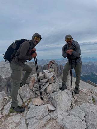 Le 86 cime oltre i 3000 metri delle Dolomiti, Luca Fois, Giuseppe Obinu - 86 Dolomites day 3: Piz Boè, Piz da Lec Dlacè, Cresta Strenta