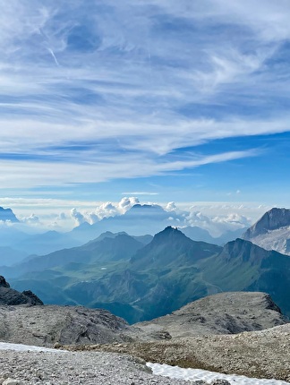 Le 86 cime oltre i 3000 metri delle Dolomiti, Luca Fois, Giuseppe Obinu - 86 Dolomites day 3: Piz Boè, Piz da Lec Dlacè, Cresta Strenta