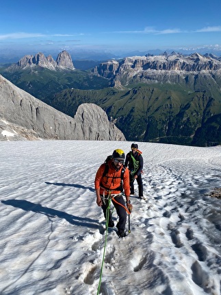 Le 86 cime oltre i 3000 metri delle Dolomiti, Luca Fois, Giuseppe Obinu - 86 Dolomites day 4: Punta Penia