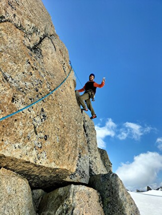 'Camalot' climbed on  Rognon Vaudano (Mont Blanc) by Niccolò Bruni, Gianluca Marra