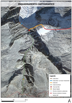 Riattrezzate le creste del Carè Alto (gruppo Adamello)
