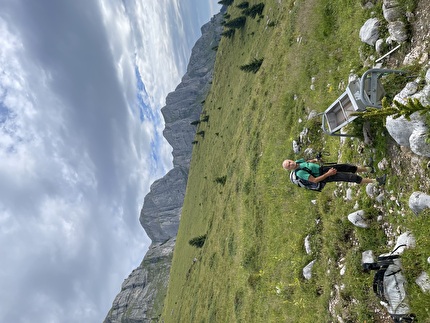 Cima Benon, Dolomiti di Brenta, Emanuele Menegardi, Stefano Menegardi - L'apertura di 'L’aquila e la Marmotta' alla Torre Nava alla Cima Benon nelle Dolomiti di Brenta (Emanuele Menegardi, Stefano Menegardi)
