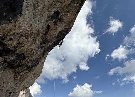Marcello Bombardi makes first repeat of Ego Land in Marmolada, Dolomites