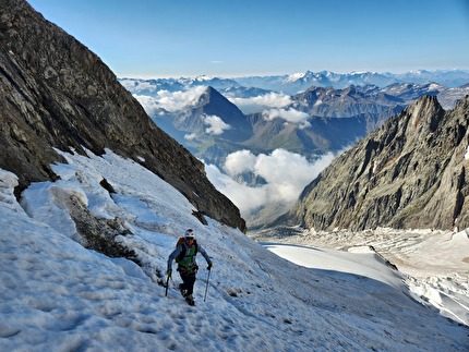 South 6, Aurélia Lanoë, Silvia Loreggian - Pilone Centrale del Freney, Monte Bianco (Aurélia Lanoë, Silvia Loreggian 08/2025)