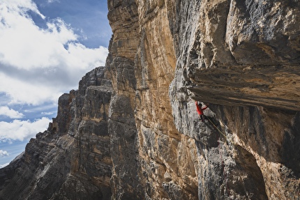 Il Tempo Sospeso, Furcia Rossa III Dolomiti, Luca Ducoli, Leo Gheza - L'apertura di 'Il Tempo Sospeso' alla Furcia Rossa III, Dolomiti (Luca Ducoli, Leo Gheza 08/2025)