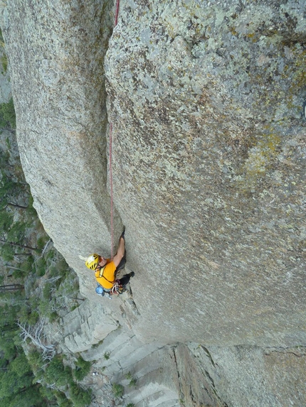 USA Climbing Trip - Marcello Sanguineti su New Wave, Devil’s Tower