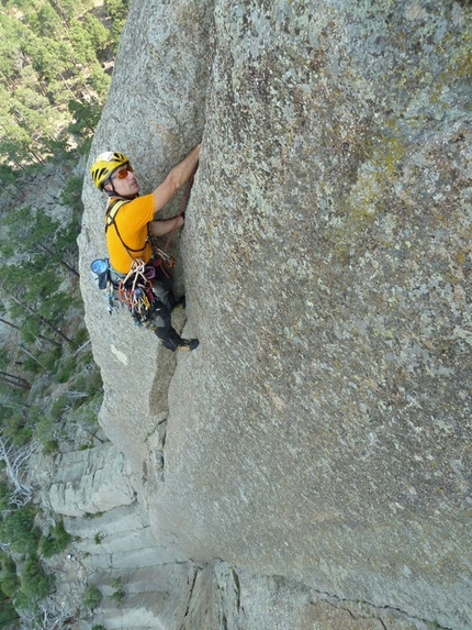 USA Climbing Trip - Marcello Sanguineti su New Wave, Devil’s Tower