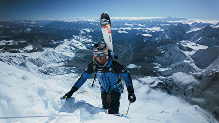 Andrzej Bargiel Everest - Andrzej Bargiel making the first complete ski descent of Everest without bottled oxygen, September 2025