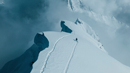 Andrzej Bargiel Everest - Andrzej Bargiel on 22 September 2025 while making the first complete ski descent of Everest without supplementary oxygen