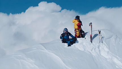 Andrzej Bargiel Everest - Andrzej Bargiel making the first complete ski descent of Everest without bottled oxygen, September 2025