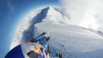 Andrzej Bargiel Everest - Andrzej Bargiel making the first complete ski descent of Everest without bottled oxygen, September 2025