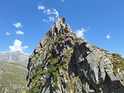 Monte Pedertich, Presanella, Walter Manzi, Alberto Rampini, Stefano Righetti, Beppe Vidali - L'apertura di 'L’ultima del Peder' al Corno di Pedertich, Presanella (Walter Manzi, Alberto Rampini, Stefano Righetti, Beppe Vidali 12-13/08/2025)