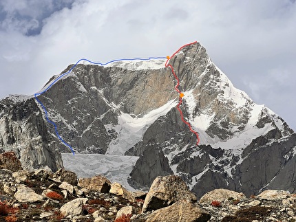 Chumik Kangri, Karakoram, Pakistan, Michał Czech, Wadim Jabłoński, Adam Kaniak - The first ascent of Chumik Kangri (6,754m) in the Karakoram, Pakistan, via 'The Great Gig in the Sky' (Michał Czech, Wadim Jabłoński, Adam Kaniak  14-16/09/2025)