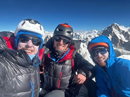 Chumik Kangri, Karakoram, Pakistan, Michał Czech, Wadim Jabłoński, Adam Kaniak - The first ascent of Chumik Kangri (6,754m) in the Karakoram, Pakistan, via 'The Great Gig in the Sky' (Michał Czech, Wadim Jabłoński, Adam Kaniak  14-16/09/2025)