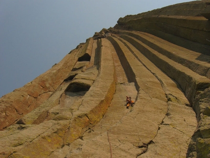 USA Climbing Trip - Manrico Dell'Agnola su El Matador, Devil’s Tower