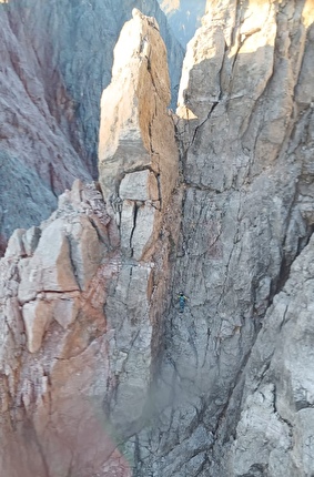 Soccorso alpino Dolomiti Bellunesi - Soccorso alpino Dolomiti Bellunesi: alpinista incrodata alla Croda Bianca