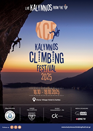 Kalymnos Climbing Festival returns from 16-19 October 2025