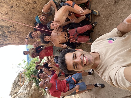 L'Acqua e La Roccia, meeting di arrampicata a Monteleone Roccadoria, Sardegna - Durante l'edizione 2025 del meeting di arrampicata L'Acqua e La Roccia, a Monteleone Roccadoria, Sardegn