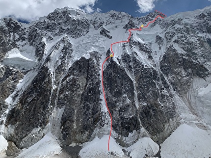 Tumladen Sar, Karakorum, Matej Prcin, Tomasz Rodzynkiewicz, Marco Schwidergal - The first acent of Tumladen Sar (6232m) in the Karakoram vie the route 'Flame of the west' (Matej Prcin, Tomasz Rodzynkiewicz, Marco Schwidergal 21-24/09/2025) Tumladen Sar, Karakorum, Matej Prcin, Tomasz Rodzynkiewicz, Marco Schwidergal - The first acent of Tumladen Sar (6232m) in the Karakoram vie the route 'Flame of the west' (Matej Prcin, Tomasz Rodzynkiewicz, Marco Schwidergal 21-24/09/2025)