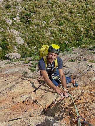 Monte Monaco, San Vito Lo Capo, Sicilia, Christoph Hainz, Gerda Schwienbacher - L'apertura di 'Ballo Corallo' sul Monte Monaco, San Vito Lo Capo, Sicilia (Christoph Hainz, Gerda Schwienbacher, 10/2024 & 10/2025)