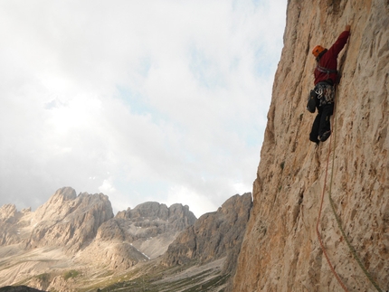 Dolomiti CicloArrampicando - Per fare la Leviti - Nemela, ma per il brutto tempo ci ritiriamo