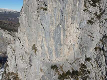 Corno del Framont, Moiazza, Dolomiti, Nicholas Farenzena, Gabriele Walicki - L'apertura di 'Baila Morena': terzo tiro
