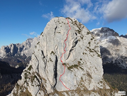 Al Corno del Framont in Moiazza (Dolomiti) Nicholas Farenzena e Gabriele Walicki aprono Baila Morena